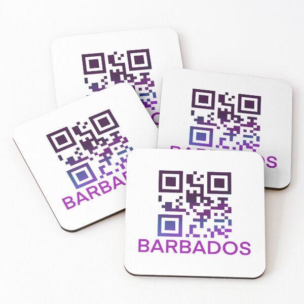 Item preview, Barbados QR designed and sold by eden1472.