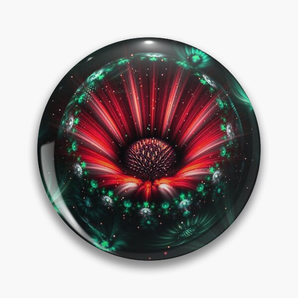 Item preview, Ruby & Turquoise Flowery Explosions designed and sold by NexusArts.