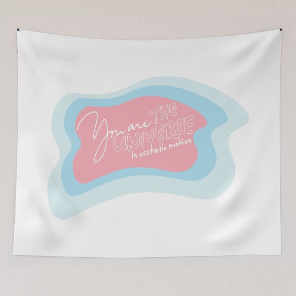 Item preview, You Are The Universe by Rumi Colored Text Art designed and sold by lineartdesigns.