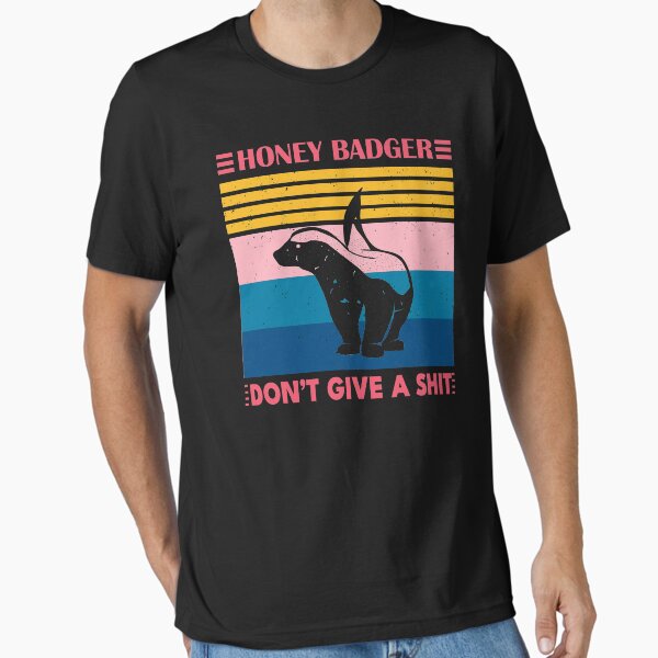 Vista previa del artículo con la obra «Honey Badger no le importa una mierda», diseñado y vendido por roocky.