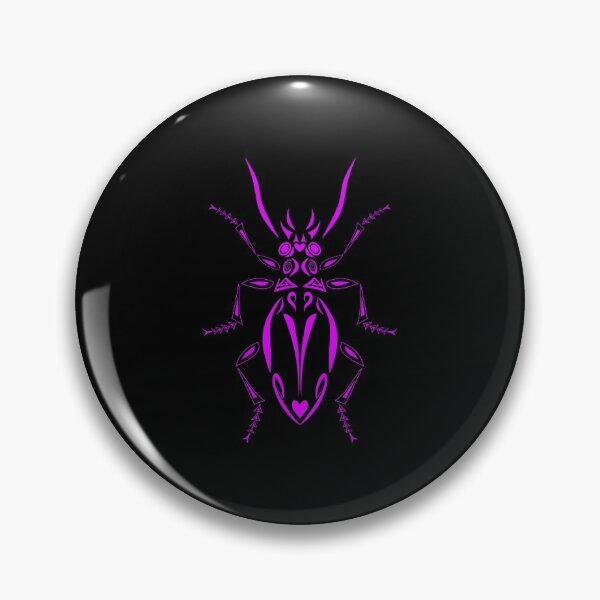 Item preview, Beetle tattoo design purple designed and sold by Marion Yeo.