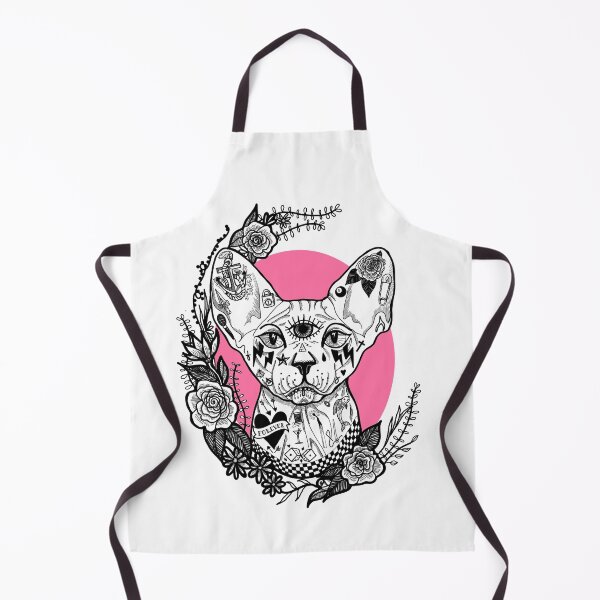 Item preview, Tattooed Sphynx Cat designed and sold by ElectricEyeSpy.