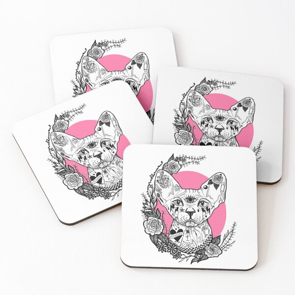 Item preview, Tattooed Sphynx Cat designed and sold by ElectricEyeSpy.