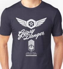 Camiseta ajustada Peligro Gitano (Blanco)