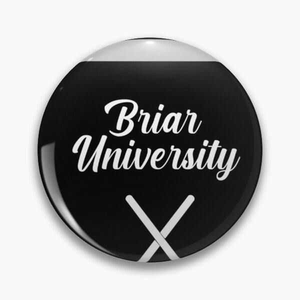 Item preview, Black and White reverse Briar University Logo designed and sold by CraftsByLopez.