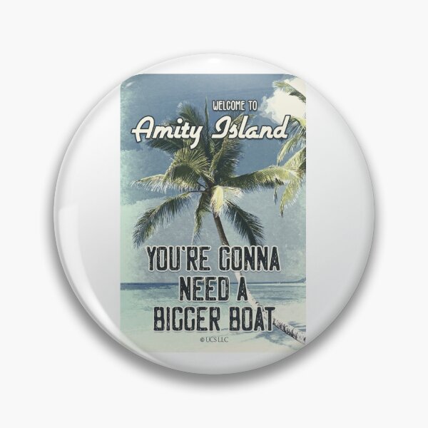 Item preview, JAWS Amity Island Vintage Style Movie Poster You`re Gonna Need A Bigger Boat designed and sold by Naumovski.