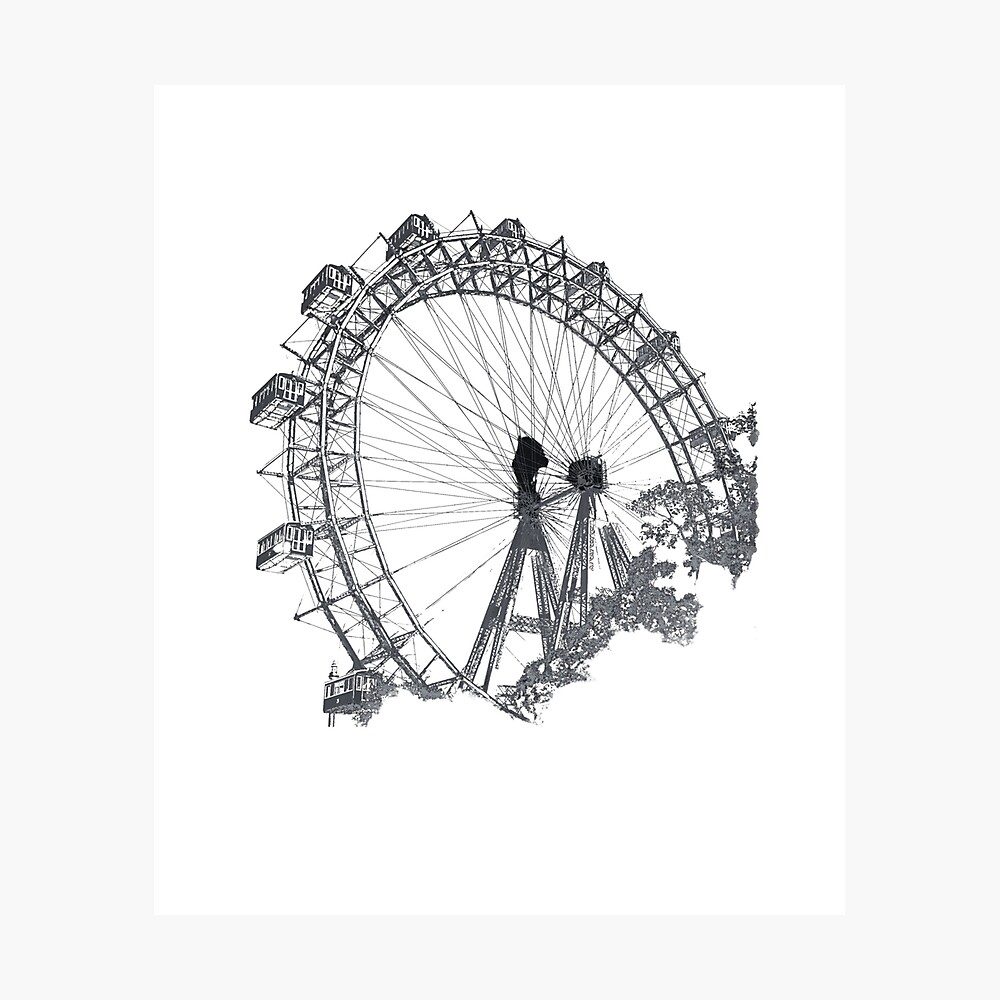 Wien Prater Riesenrad Vienna Österreich Foto Magnet Souvenir Austria,Neu 