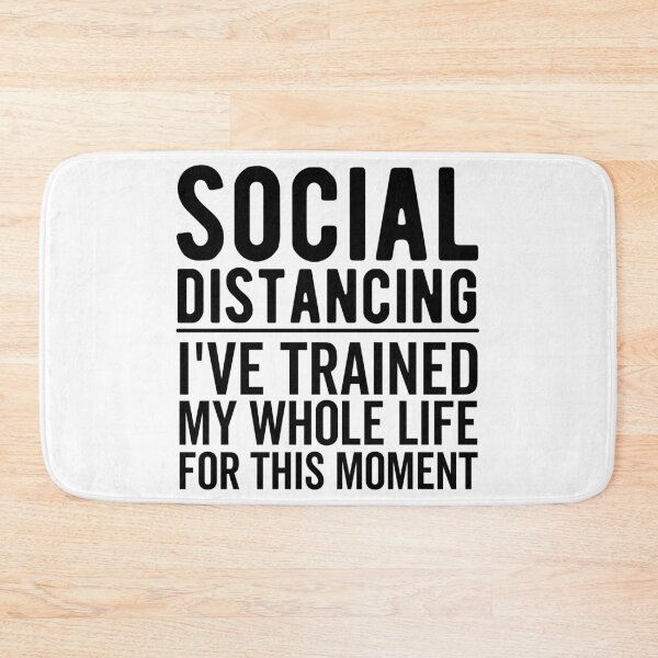 Item preview, Cita divertida introvertida de distanciamiento social designed and sold by Limatees.