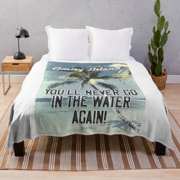 Item preview, JAWS Amity Island Vintage 1975 Style Movie Poster You`ll Never Go In The Water Again designed and sold by Naumovski.