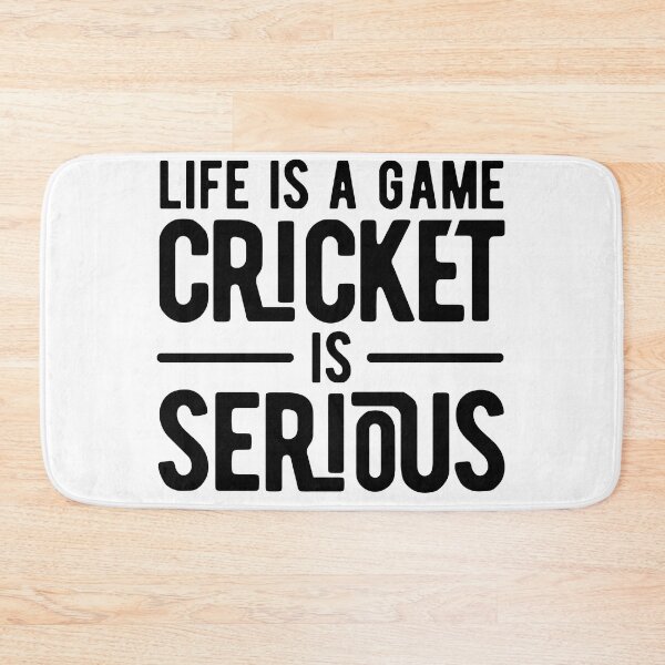 Item preview, life is a game cricket is serious designed and sold by Limatees.
