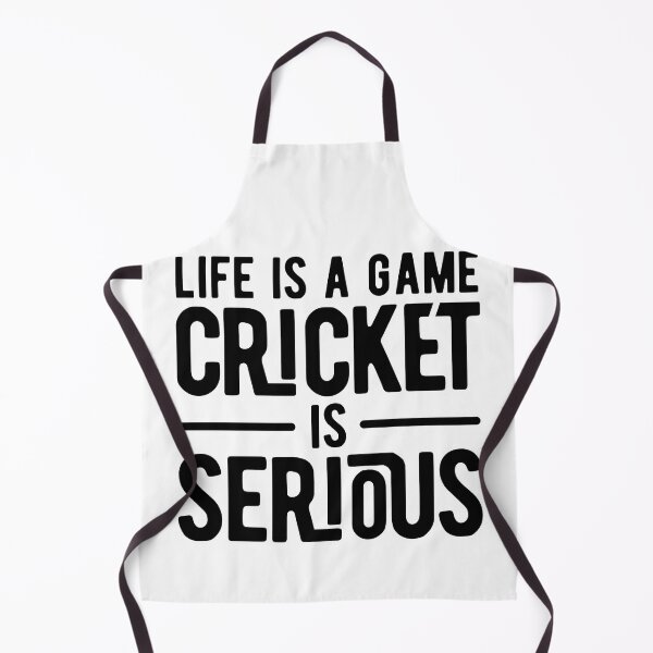 Item preview, life is a game cricket is serious designed and sold by Limatees.
