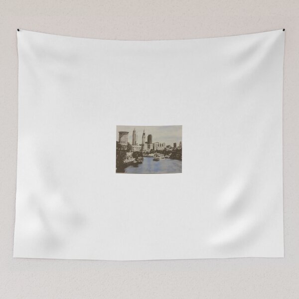 Item preview, Cleveland skyline ink designed and sold by Blueland216.
