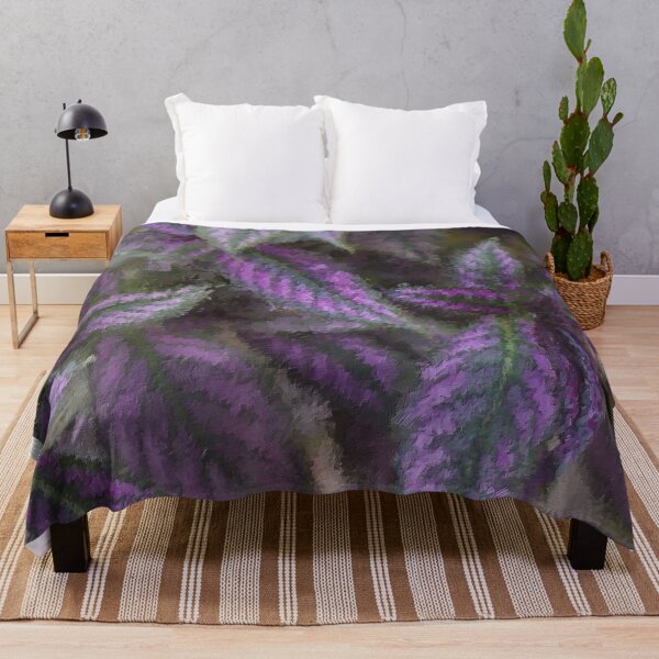 Item preview, Purple Leaves Plant Digital Oil Photo Art designed and sold by MoonieStudio.