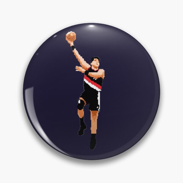 Item preview, Arvydas Sabonis pixel hook Qiangy designed and sold by qiangdade.