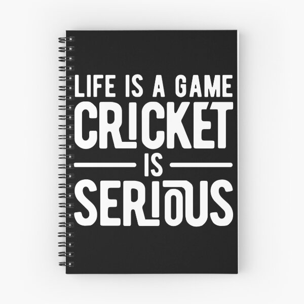 Item preview, life is a game cricket is serious designed and sold by Limatees.