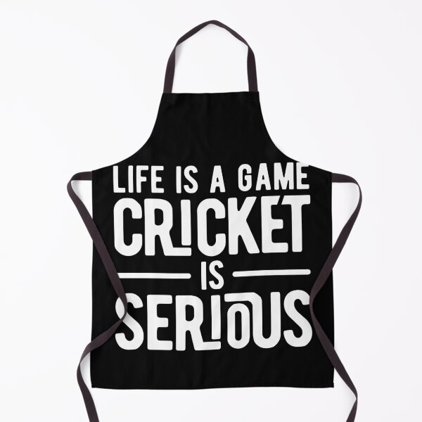 Item preview, life is a game cricket is serious designed and sold by Limatees.
