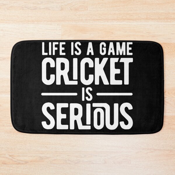 Item preview, life is a game cricket is serious designed and sold by Limatees.