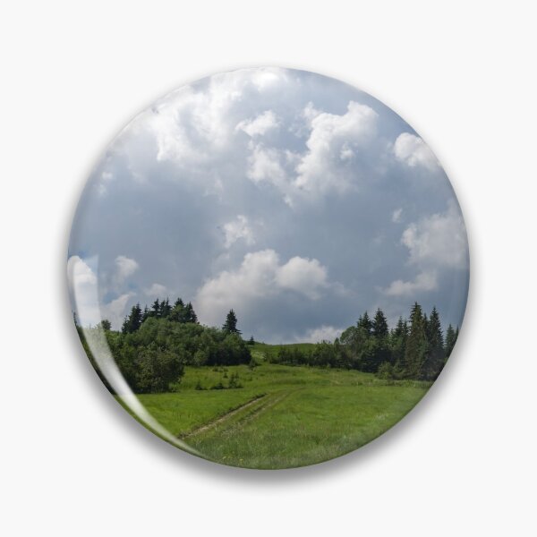 Item preview, Big Sky Country - Wildflower Meadow Road with Spectacular Clouds designed and sold by Georgia Mizuleva.