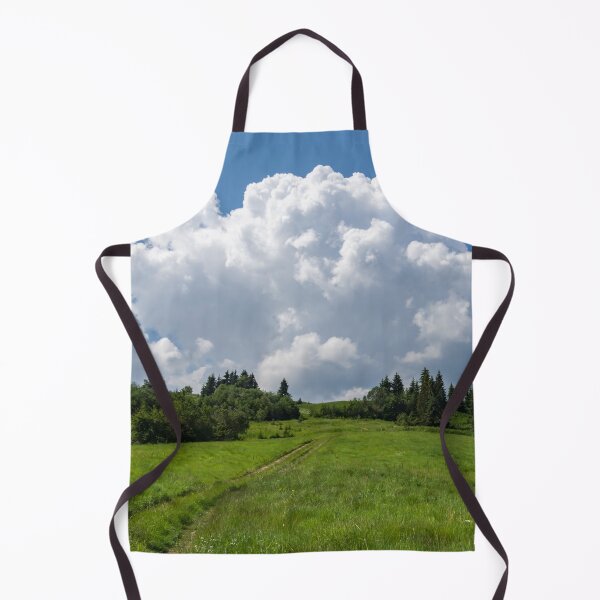 Item preview, Big Sky Country - Wildflower Meadow Road with Spectacular Clouds designed and sold by Georgia Mizuleva.