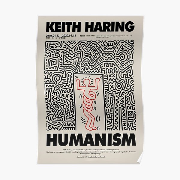 Humanismus Frühling Keith Poster Poster