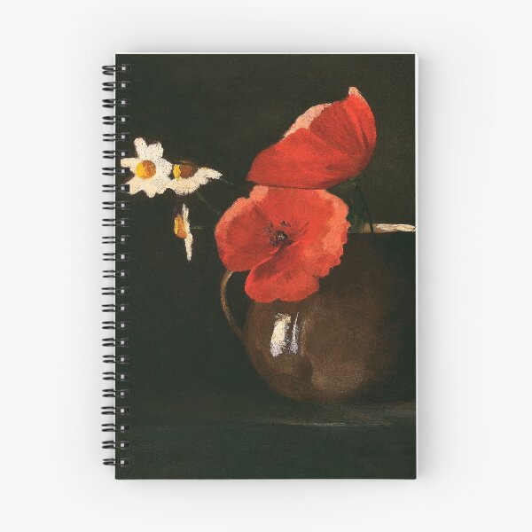 Item preview, ODILON REDON Poppies and Daisies 1867 designed and sold by Go Logo Designs.