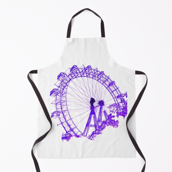 Item preview, Vienna Ferris Wheel in the Prater, landmark of Vienna, Austria in purple designed and sold by karlsageder.