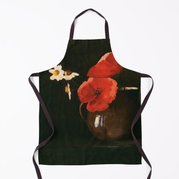 Item preview, ODILON REDON Poppies and Daisies 1867 designed and sold by Go Logo Designs.