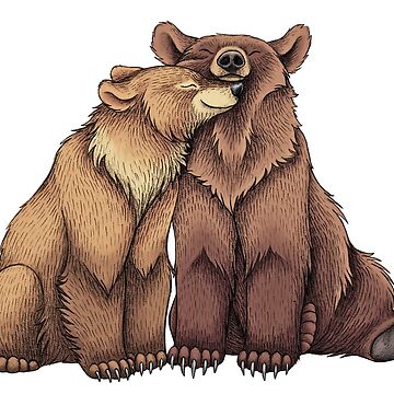 Artwork thumbnail, Bear Couple by lyndseygreen