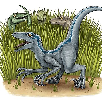 Artwork thumbnail, Jurassic World Velociraptors by lyndseygreen