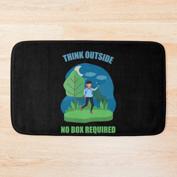 Item preview, Think Outside No Box Required designed and sold by Avishy.