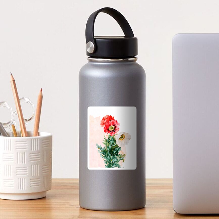 Poppy Garden Sticker