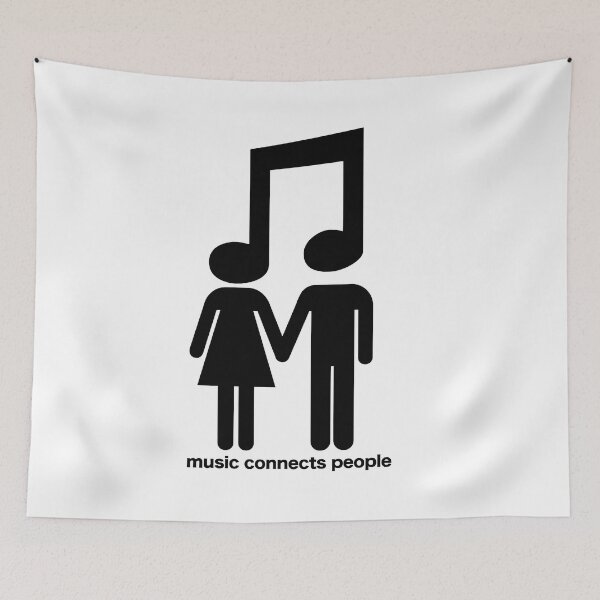 Item preview, music connects people designed and sold by Denny Stoekenbroek.