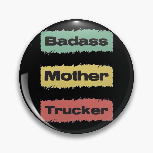 Item preview, Badass Mother Trucker Retro Vintage Design Style designed and sold by Naumovski.