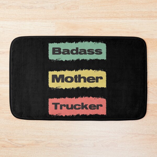 Item preview, Badass Mother Trucker Retro Vintage Design Style designed and sold by Naumovski.