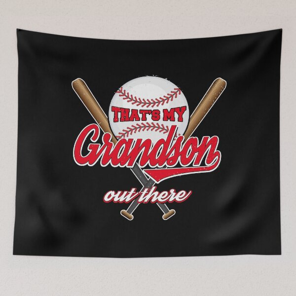 Item preview, Copy of That's My Grandson Out There proud grandma baseball granny designed and sold by marcek.
