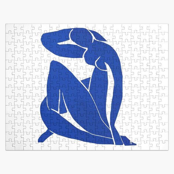 Henri Matisse - Blue Nude 1952 - Original Artwork Reproduction Jigsaw Puzzle