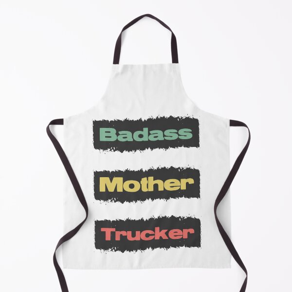 Item preview, Badass Mother Trucker Funny Trucking Retro Vintage Design Style  designed and sold by Naumovski.