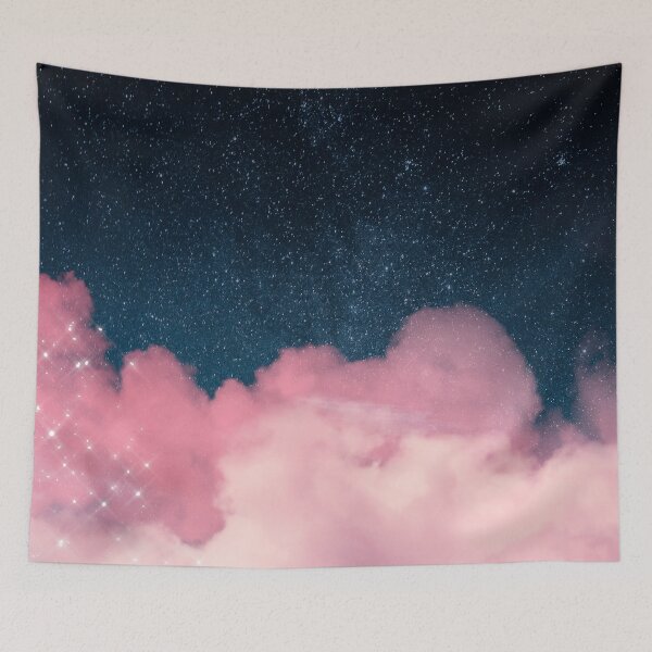 Item preview, Pink Sparkling Clouds designed and sold by fahadabu.