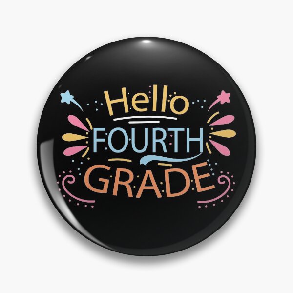 Item preview, Hello Fourth Grade, Fourth Grade Teacher, Back To School designed and sold by CreativaArt-.