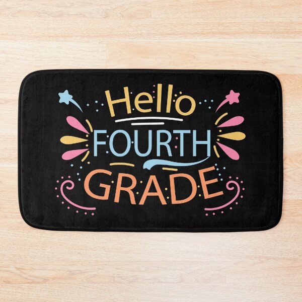 Item preview, Hello Fourth Grade, Fourth Grade Teacher, Back To School designed and sold by CreativaArt-.