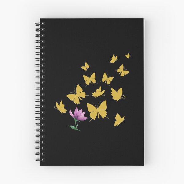 Item preview, Golden butterflies and flower designed and sold by CrazyHowCool.