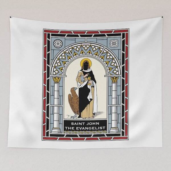 Item preview, ST JOHN THE EVANGELIST under STAINED GLASS designed and sold by CatholicSaints.