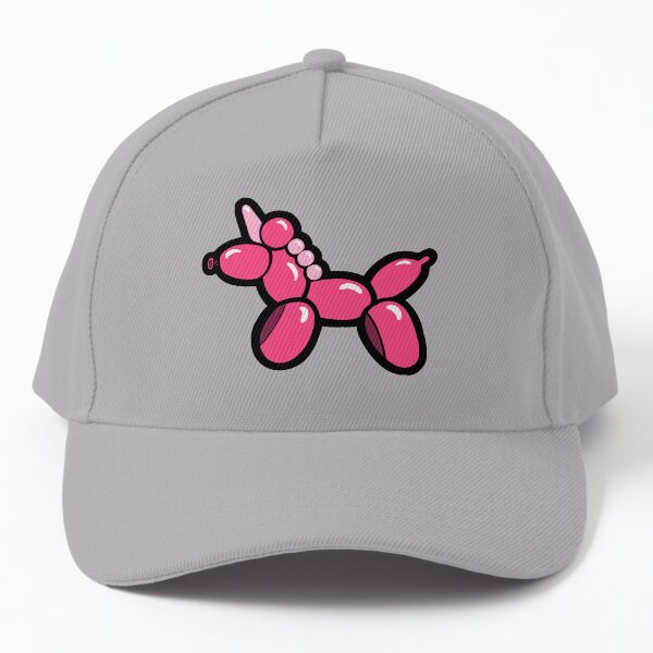 Balloon Animal Unicorns Pattern in Purple Baseball Cap