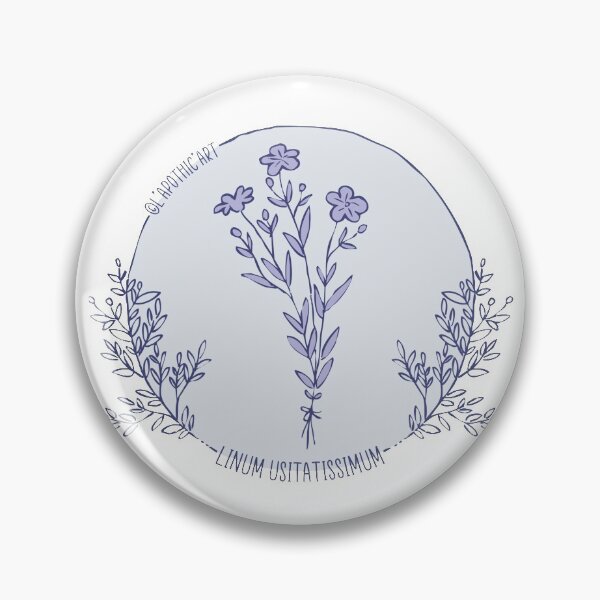 Item preview, Linum usitatissimum designed and sold by L-Apothic-art.
