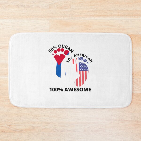 Item preview, 50% Cuban 50% American 100% Awesome - Cuba Usa together designed and sold by AMINE  ★★★★★.