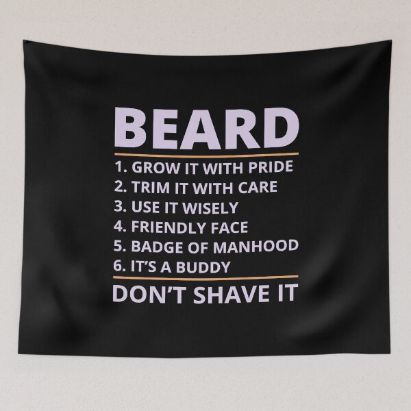Item preview, Beard Bearded Funny Sayings Humour designed and sold by CuteDesigns1.