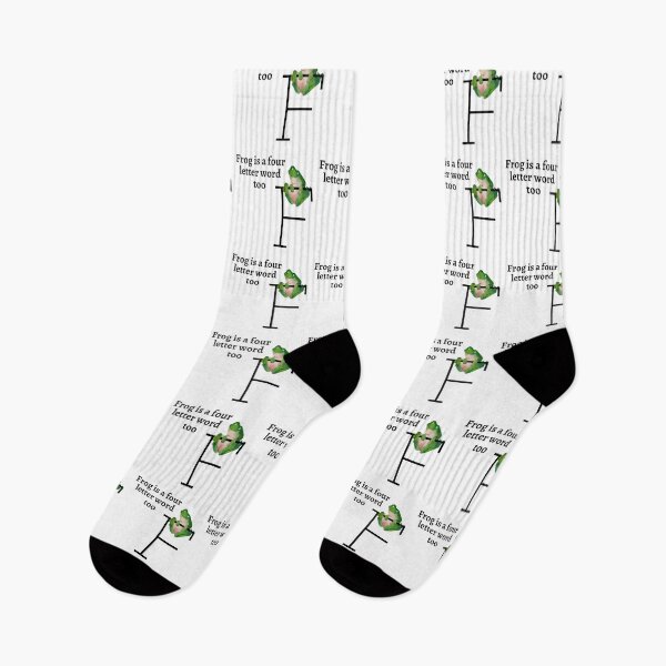 Item preview, Frog is a four letter word too designed and sold by TheNightBird.