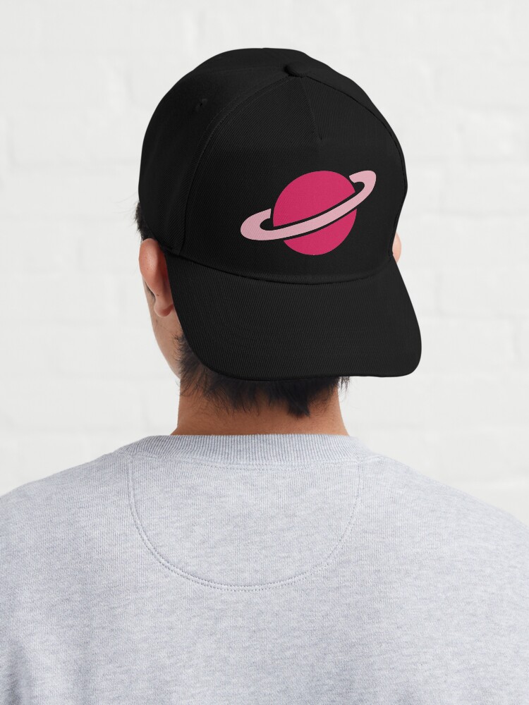 Alternate view of Neon Space Planets Pattern Cap
