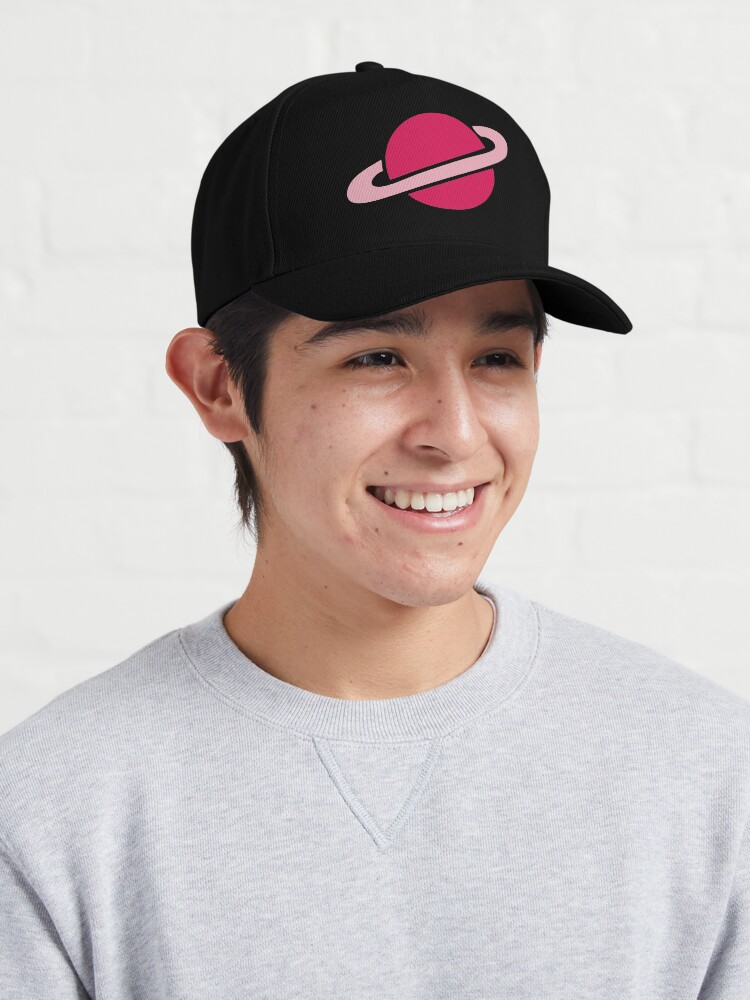 Alternate view of Neon Space Planets Pattern Cap