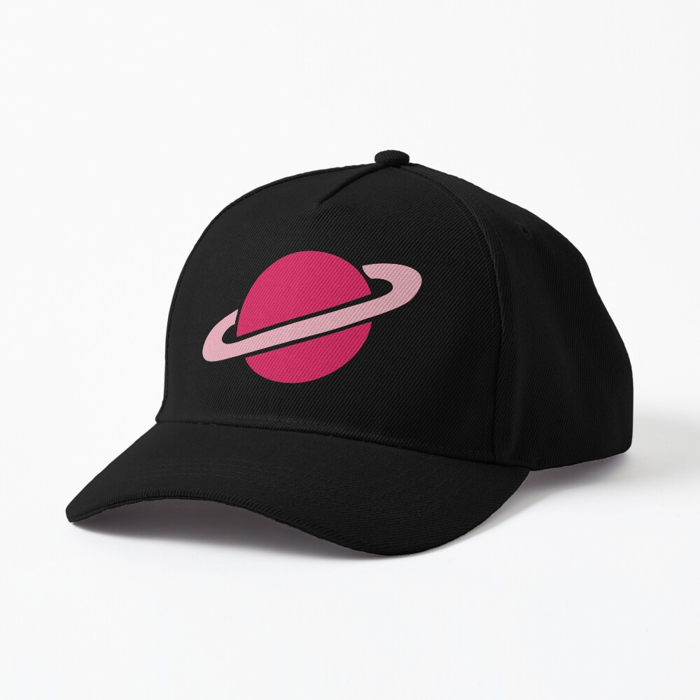 Neon Space Planets Pattern Cap